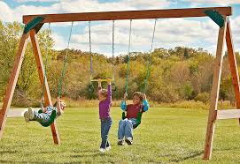 The builder made an effort to keep this swing safe for kids; Best Diy Swing Set Plans For Backyard Fun The Garden Glove
