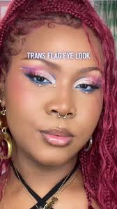 🏳️‍⚧️✨Follow as @ms.mylesm acheives a Trans Flag Eye Look using makeup  found @Award Winning Beauty Supply 🩵🩷🤍🩷🩵✨ COMPLEXION Magic Collection  2in1 primer & setting spray La Girl Orange Corrector La ...