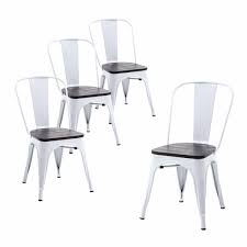 Related searches for metal chair wood seat: Buschman Set Of Four White Wooden Seat Metal Indoor Outdoor Stackable Chairs With Back Buy Online In Belize At Belize Desertcart Com Productid 80704636