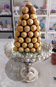 Skal av mjölkchoklad med krossade hasselnötter. Tutorial Simple Ferrero Rocher Tower Untuk Hantaran Kahwin Nampak Mahal Eksklusif