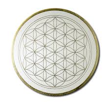 Mit dem retreat hat sich heike butze eine eigene wirkungsstätte erschlossen. Wandbild Blume Des Lebens Gold Klarheit Handgemalt Auf Runde Leinwand Grosse 50 Cm Wandschmuck Wohnaccessoires Deko Blume Des Lebens Shop