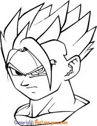 Printable dragon ball z online coloring page. Dragon Ball Z Son Gohan Coloring In Pages Free Kids Coloring Pages Printable
