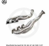 CSZ SS304 Exhaust Headers (Full Bolt-on)-Audi S4/S5/A6/A7 (B8/C7) 3.0T |  1.5mm Thick | Heated Shield Finish | Easy Install