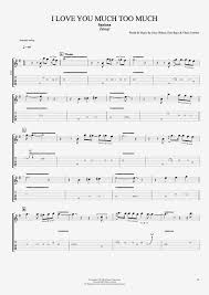 I Love You Much Too Much By Santana Full Score Guitar Pro