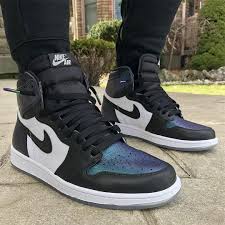 Outfit Air Jordan 1 Retro High Og Black And White Air Jordan 1 Retro High All Star Chameleon Sneakers Men Fashion Homecoming Shoes Sneakers Fashion