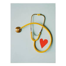 Stethoscope With Heart Simple Medical Design Poster Zazzle Com In 2020 Medical Design Poster Design Nursing Motivation