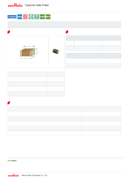 Pdf Grm188r72e471kw07j Datasheet Pdf Capacitor