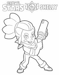 To gra w której możesz rzucać wyzwanie innym graczom. Kolorowanki Brawl Stars Do Druku