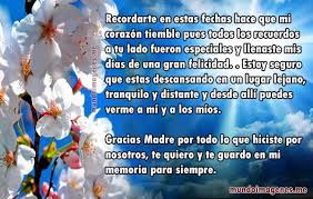 Gracias por darme lo que nunca nadie podrá darme jamás! Mensajes Y Frases Para Una Madre Fallecida Con Imagenes Mundo Imagenes Frases Actuales