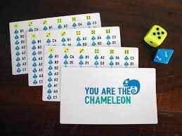 Everyone knows the secret word—except for the player with the chameleon card don't get caught: The Chameleon Board Game Confirms Your Friends Are All Liars