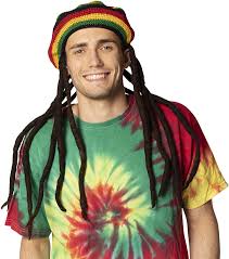 The world of men's hair is always changing and evolving, and recently, there's been an increase in hairstyles that feature dyed hair. Amazon Com Rasta Imposta The Original Tam With Dreadlocks Multi One Size Clothing