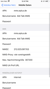 Sowohl ein tarif mit 12 gb, bzw. Netzwerkeinstellungen Aldi Talk Iphone Handy Internet Smartphone