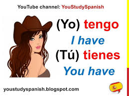 Spanish Lesson 20 Conjugate Spanish Verb Tener Conjugation Present Tense To Have In Spanish
