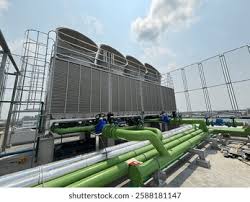 Design System Cooling Tower Plancondenser Stock Photo ...