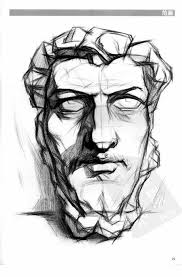 Vẽ ngũ quan tượng thạch cao