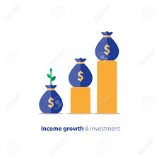 Income Growth Graph Return On Investment Chart Budget Fund
