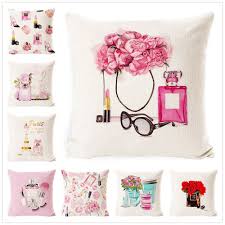 Européenne marque de mode éléments lin cas de coussin taie d'oreiller mariage. 45x45cm Lino Super Soft Hot Bottiglie Di Profumo Moderna Moda Cuscino Decorativo Divano Tiro Cuscino Copre Cuscini Di Natale Cushion Cover Aliexpress