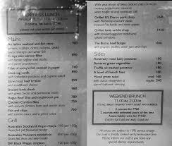 Sala Bistro Greenbelt Menu Mustard Mash Waiter Menu