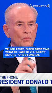 President Donald Trump told Ukrainian President Zelenskyy during their  conversation before the pope's funeral that if the U.S. produces a deal,  Ukraine should sign it: "I want to stop the war." Watch #