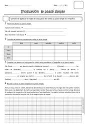 1.perdre mon temps (1re pers. Passe Simple Cm2 Cycle 3 Exercice Evaluation Revision Lecon