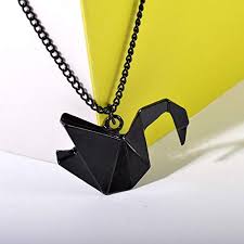 Amazon Com Davitu Paper Crane Women Origami Pigeon Pendant