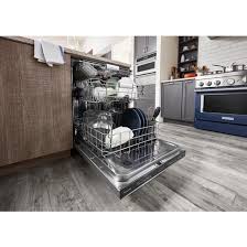 Kitchenaid 600 series dishwasher at $899 vs miele full console dishwasher at $999. Kitchenaid Kdtm404kps 44 Dba Dishwasher In Printshield Finish With Freeflex Third Rack Kdtm404kps Appliance Direct