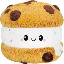 Squishable Comfort Food Cookie Ice Cream Sandwich 15 Plush