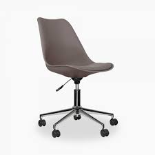 Office chairs are available with a choice of different height backs, allowing you to choose a chair leather is a great hard wearing material that keeps you cool in the summer and warm in the winter. Scandi Designs Office Chair With Castors Warm Grey Cult Uk