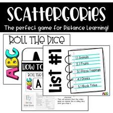 The Perfect Game To Change Things Up During Your Virtual Meetings Present This Powerpoint During Your Zoom Google Meet M In 2020 Distance Learning Scattergories Games