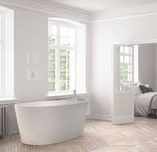 Best wet room bathroom ideas pinterest ensuite. Bc Designs Bab072 Sorpressa Silk Matt Cian Solid Surface Freestanding Bath 1510mm 25 Off