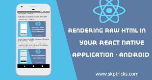 In this tutorial, we'll learn how to add internationalization to an existing application in react native. This Tutorial Explains How To Render Raw Html Code In React Native Application Using Webview Component Basicallywebv React Native Application Android Tech Diy