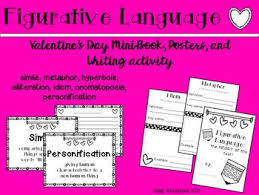 Figurative Language Valentine S Day Mini Book Teacher Appreciation Poster Figurative Language Teaching Figurative Language