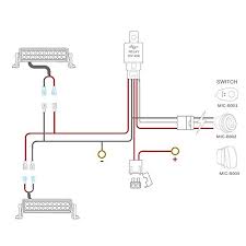 Like all our rocker switches this is a genuine carling technologies product. Mictuning Led Light Bar Wiring Harness 40amp Relay Fuse Blue On Off Rocker Switch Rear Lights Pricepulse