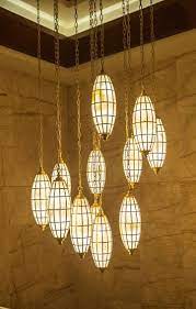 Olive Shape Pendant Light Made By High Grade Brass And Artificial Marble Custom Lighting Lighting Suppliers Lighting Manufacturers