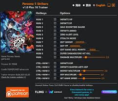 Digital deluxe edition + 2 dlcs + bonus content. Persona 5 Strikers Trainer Fling Trainer Pc Game Cheats And Mods