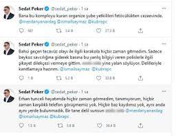 Eroin satio diye nuri alcoyu et ezmeye yarayan alakasız bir dosyadan peker hakkında zorla ifade alındı. Suleyman Soylu Nun Sozlerine Sedat Peker Twitter Dan Cevap Verdi Son Dakika