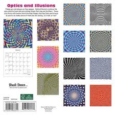 2019 optics and illusions wall calendar by brush dance