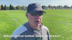 Billings Central Rams football coach and players visit