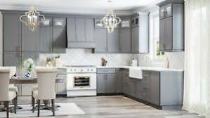 Kitchen cabinets, bathroom cabinets, oak cabinets Rta Wood 10x10 Modern Shaker Grey Kitchen Cabinets Dark Gray Lifetime Warranty Ebay