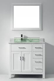 Add style and functionality to your bathroom with a bathroom vanity. 36 Inch Asta Vanity White Sink Vanity Espresso Sink Vanity
