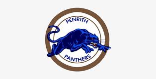The secondary logo is an italicized, capitalized gsu in white with blue outlining with a red streak beneath. Penrith Panthers Logo Penrith Panthers First Logo Transparent Png 358x358 Free Download On Nicepng