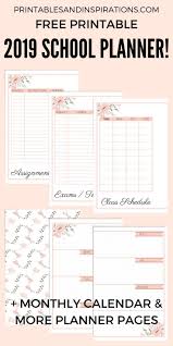 Grab more freebies to plan out your homeschool year well. Free Printable 2020 2021 School Planner Updated Printables And Inspirations School Planner Printables Study Planner Printable School Schedule Printable