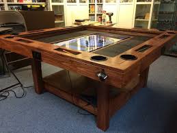 Build A Dream Gaming Table That Can Even Include An Embedded Digital Mapping System Gaming Table Diy Table Games Board Game Table