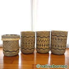 Inbox / wa 0812 9896 2800. Jual Cover Pot Anyam Rotan Motif Keranjang Rotan Tanaman Hias Bakul Rotan Jakarta Selatan Native Borneo Tokopedia