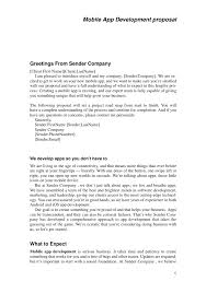 Proposals Mobile App Development Proposal Template