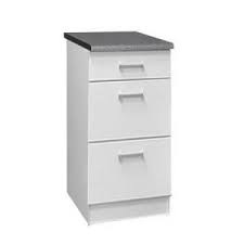 Un jeu de 4 pieds par élément bas. Meuble Cuisine Bas 60 Cm 3 Tiroirs Tara Blanc Achat Vente Elements Bas Meuble Cuisine Bas 60 Cm 3 Cdiscount