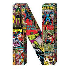 Marvel Retro Comics Wood Letter A With Hooks Walmart Com Marvel Retro Retro Comic Retro Comic Art