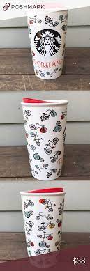 Starbucks Double Wall Travel Mug Portland Bikes Portland Bikes Coffee And Tea Accessories Starbucks