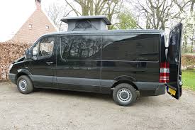 Mercedes Sprinter Met Hefdak Zijkant 1 Mercedes Kleine Campers Camperbusjes