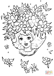 Flower crown free vector we have about (13,404 files) free vector in ai, eps, cdr, svg vector illustration graphic art design format. Flower Crowns Coloring Page Easy Coloring Data Responsible